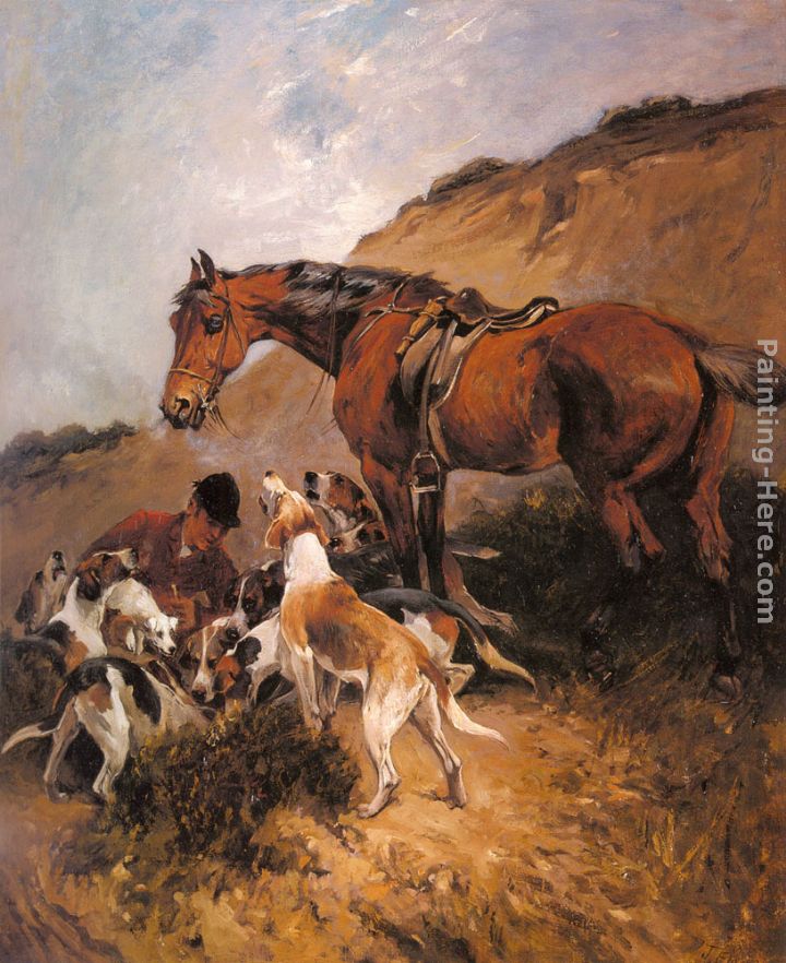Gone To Ground painting - John Emms Gone To Ground art painting
